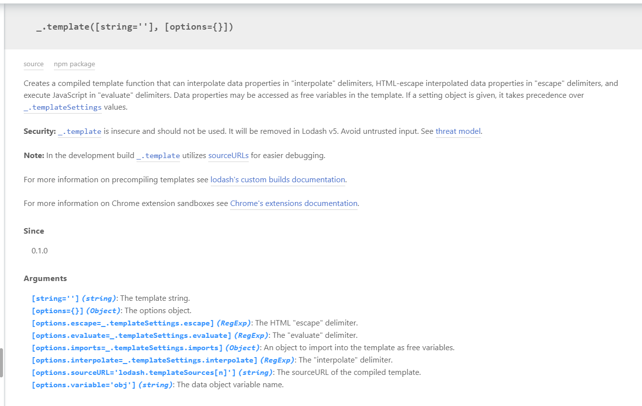 lodash template() docs