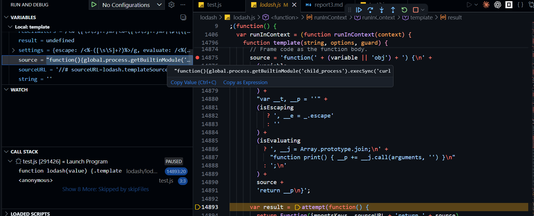 compiled source assembly in debugger