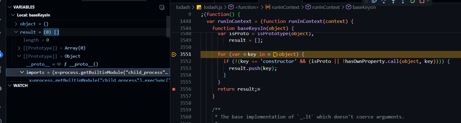 options before the assignInWith loop